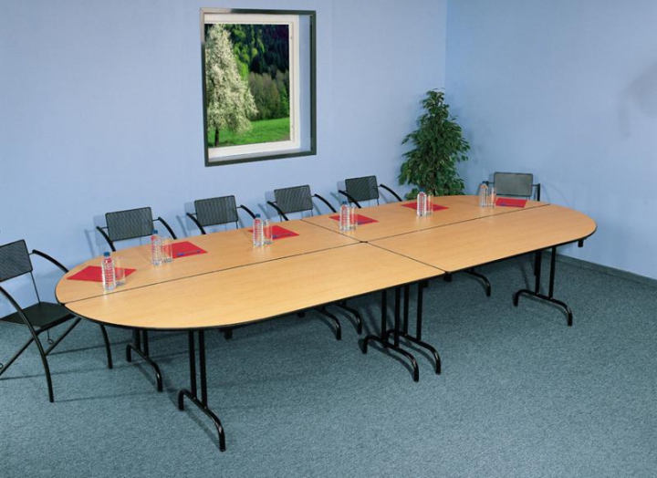 4 Tables elliptiques (2 gauche et 2 droite)